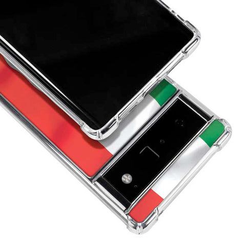 Italy Flag Google Pixel 6 Clear Case